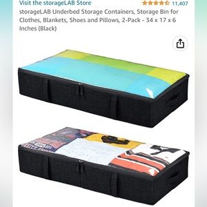 Under bed storage cubes